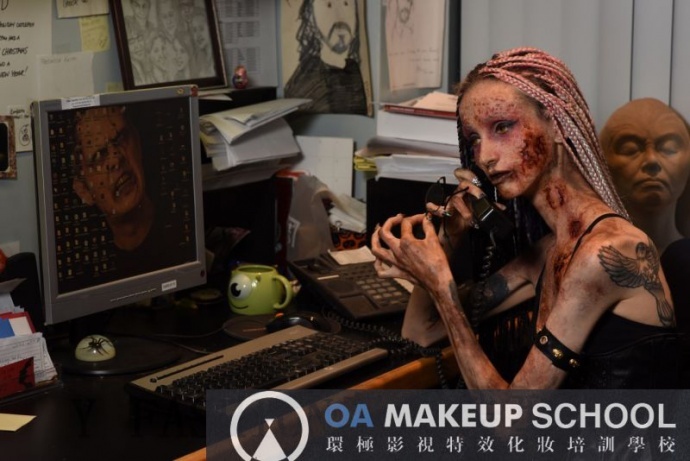神奇特效化妆术，丧尸创作全过程，好莱坞大神