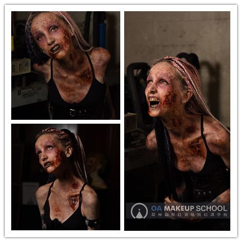 神奇特效化妆术，丧尸创作全过程，好莱坞大神