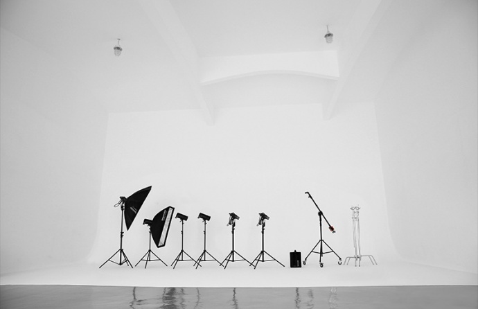 平行空间实景棚 无影棚 视频平面拍摄场地