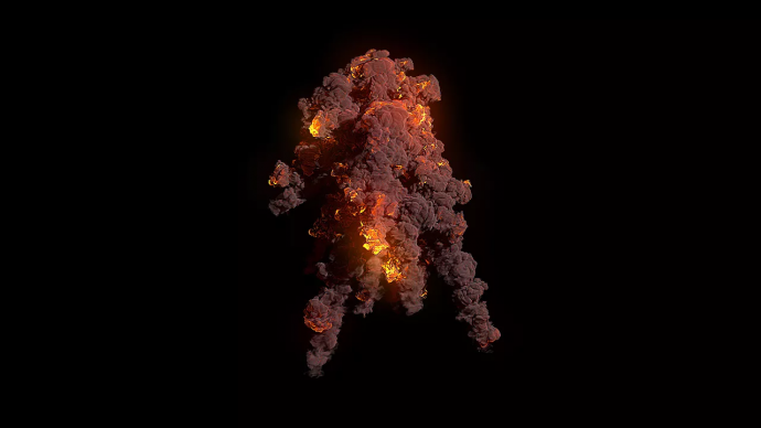 【C4DAE完整教程】 手把手教学-电影中爆炸特效的制作-TFD