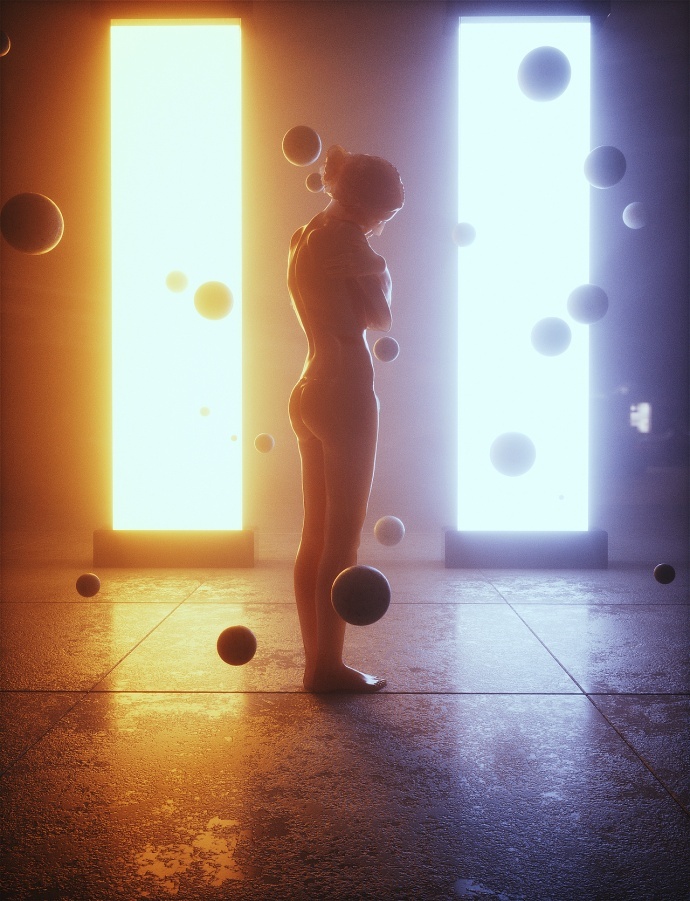 【C4DAE完整教程】 手把手教学-小米全屏海报设计大赛作品教程-七喜