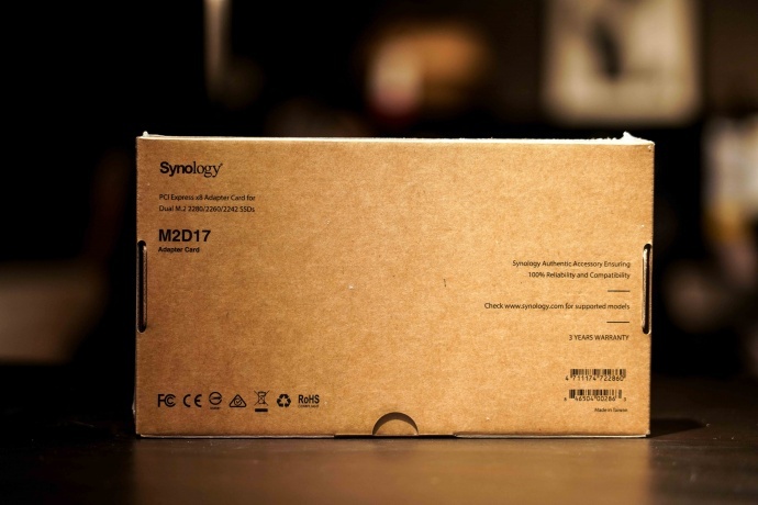 群晖自家出的M2D17 SSD扩展卡 群晖自家出的M2D17 SSD扩展卡