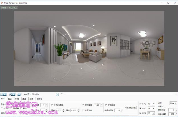 蓝海创意云西娅渲染引擎渲染质量