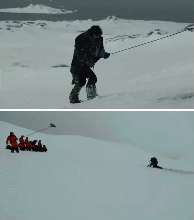 6台RED穿越极寒之地，打造首部《南极之恋》