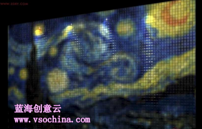 简单几步学会马赛克拼花蓝海创意云渲染