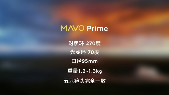 Kinefinity发布 6K 全画幅摄影机MAVO LF 以及全画幅镜头MAVO Prime