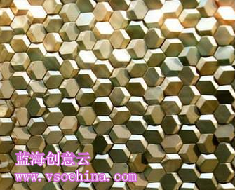 蓝海创意云蜂窝状墙体建模课程3DMAX