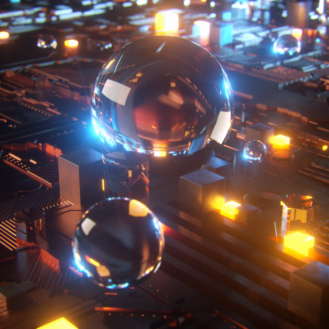 C4D自然景观制作-标准渲染器与OC渲染器的技巧-七喜老师