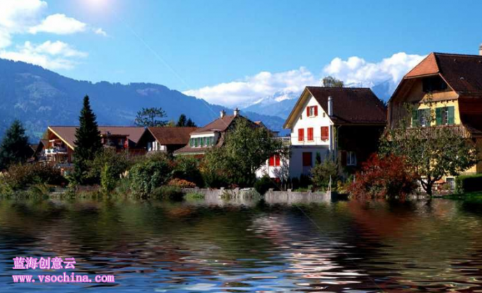 Vray渲染课堂水面材质制作蓝海创意云