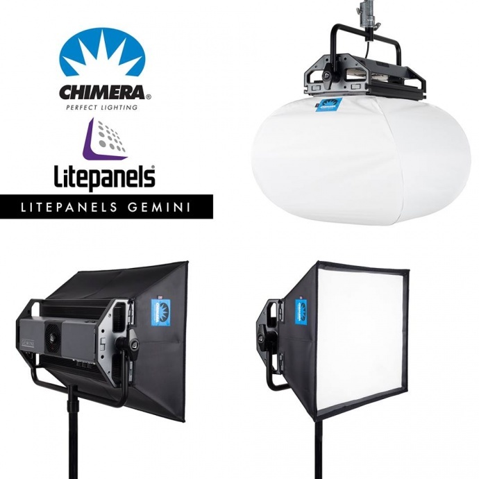 康默拉CHIMERA照明将为Litepanels的Gemini 推出一个frameless lightbank和一个灯笼.