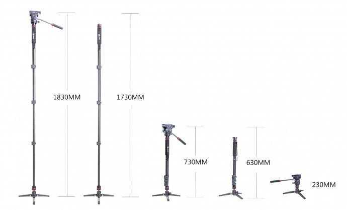 资讯 | 烈龙发布全新独脚架 快拆结构模块化！