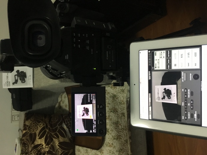 佳能C100MARK自带WIFI功能，网络设置远程控制摄像机