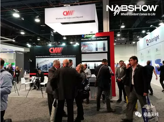 视晶无线天演4机位图传“天演”亮相2018NAB展