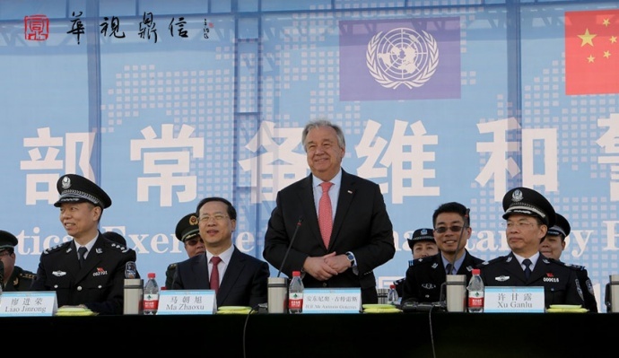 联合国秘书长古特雷斯称赞华视鼎信的拍摄设备很牛!!!