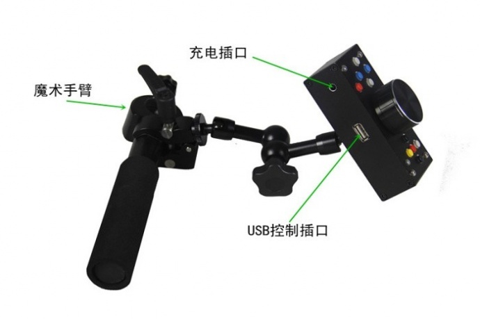 佳能5D25D3单反控制器USB跟焦控制器电子跟焦器追焦器