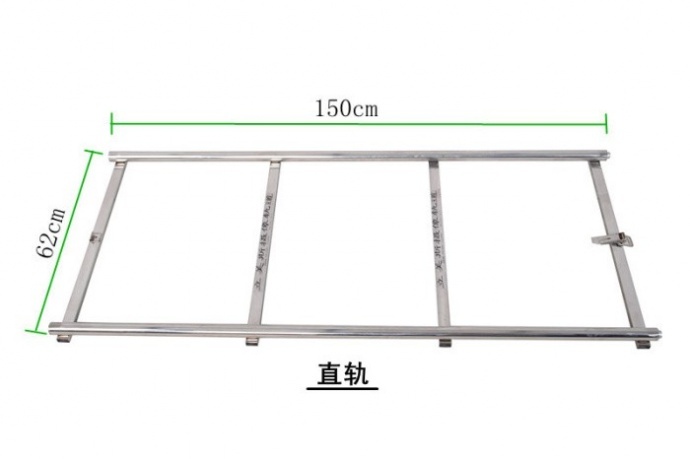 摄像防滑面静音轮轨道车+A型不锈钢轨道滑轨影视滑轨 摇臂轨道