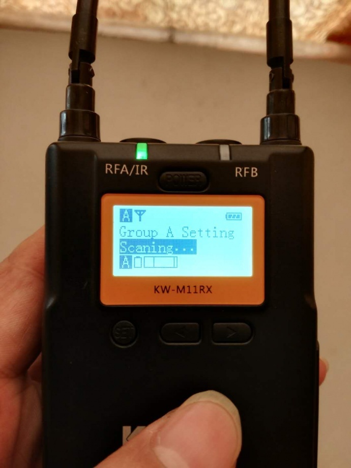 无线麦克风（小蜜蜂）噪音解决方案——自动扫频设置