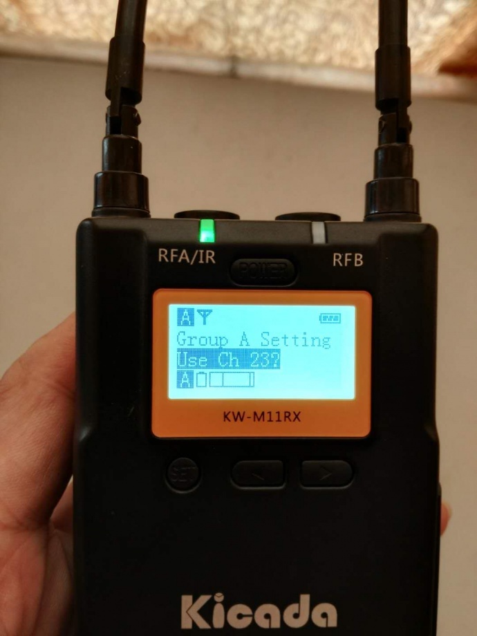 无线麦克风（小蜜蜂）噪音解决方案——自动扫频设置