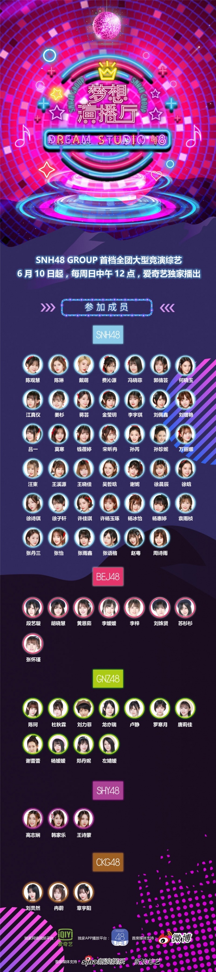 “砥砺前行”SNH48 GROUP第五届偶像年度人气总决选中报发布　李艺彤斩获TOP1　　投票EP《森林法则》《秘密花园》MV首发 全员应援版、捐赠版在微信自助小程序商城同步开售