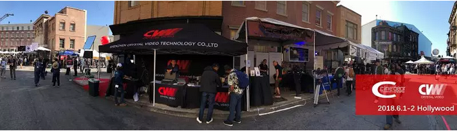 视晶无线亮相好莱坞CineGear 2018