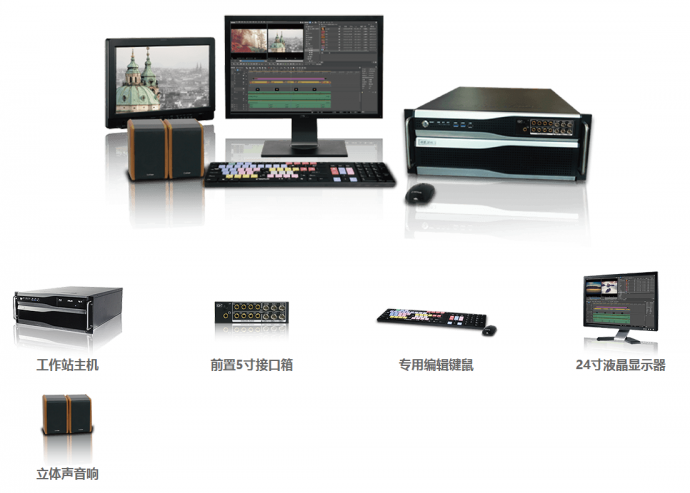 传奇雷鸣EDWS3000 4K/3D/高清编辑工作站