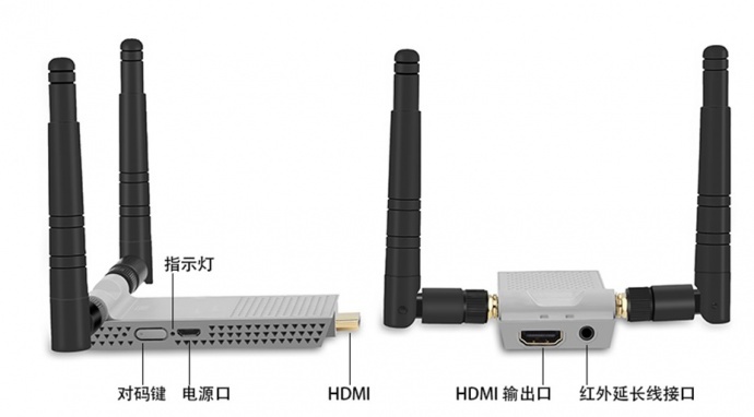 ​200米无线HDMI高清视频传输器延长器