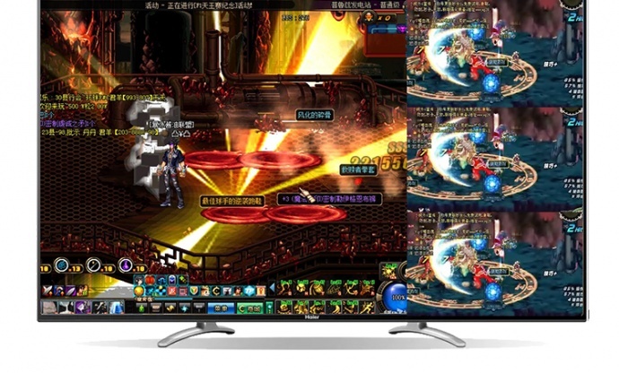 地下城DNF游戏搬砖神器4路HDMI分屏器