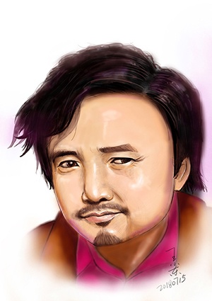 电影《我不是药神》徐峥漫画肖像