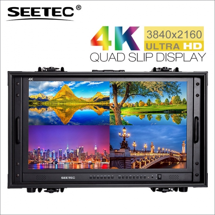 4K监视器-视瑞特SEETEC 28寸4K广播级箱载式导演监视器 4路HDMI输入4画面分割显示 4K280-9HSD-CO