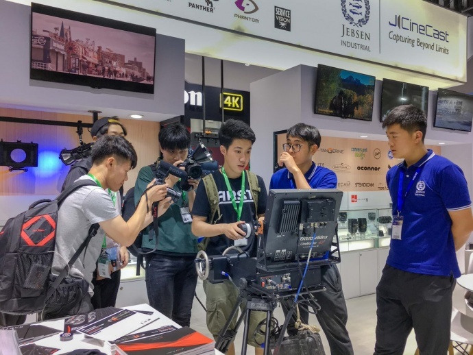 捷成影视于BIRTV　2018展示各种最新镜头和技术