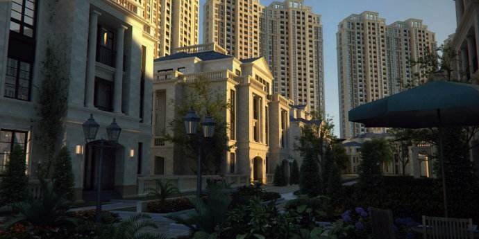 三维动画演绎楼盘蓝图，房地产销售如虎添翼