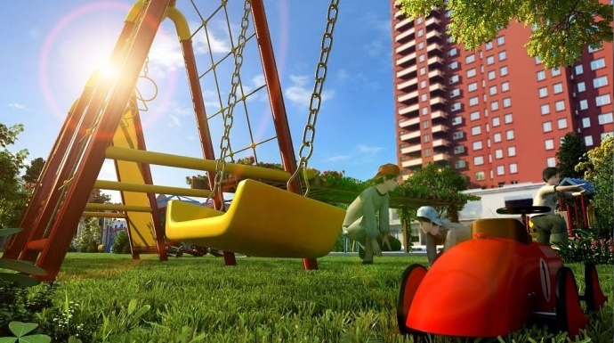 三维动画演绎楼盘蓝图，房地产销售如虎添翼