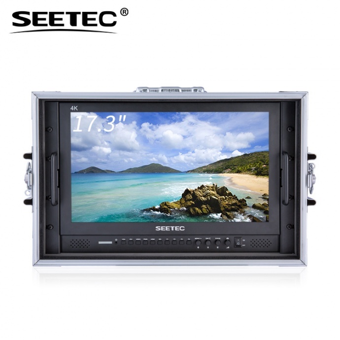视瑞特P713-9HSD-CO 索尼松下摄像机外接17.3寸全高清1920*1200导演监视器 3G-SDI/ HDMI箱载式导演监视器 航空铝箱 厂家直销 一件代发