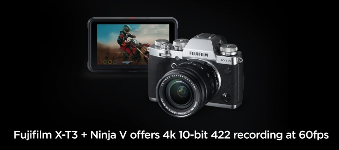 富士发布全新无反相机，Ninja V支持最高规格录制