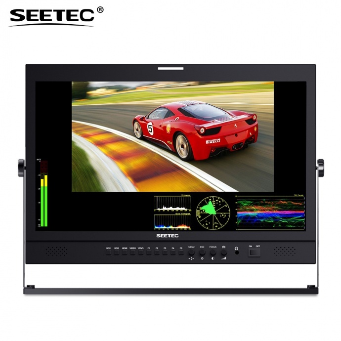 双路SDI系列-视瑞特P215-9DSW 电视台、导播台专用21.5寸全高清1920*1080带波形图、矢量图、直方图专业级监视器 双路SDI输入输出 厂家直销 一件代发