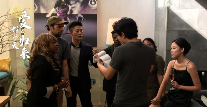 电影《爱在归来那一天》拍摄现场2