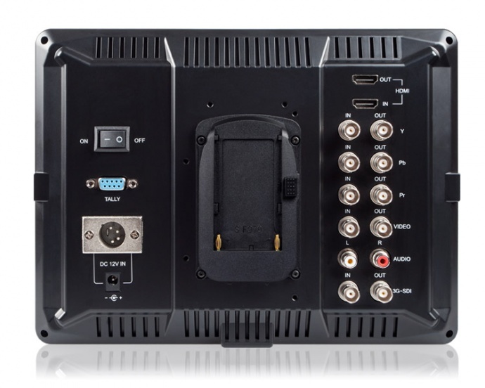 富威德FW1018SPV1 升级版FW1018S 10.1寸3G-SDI/4K HDMI 单反摄像机外接广播级摄影摄像监视器 摇臂上用的监视器 非编监视器