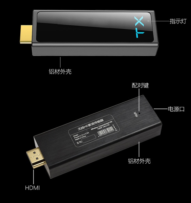 30米HDMI无线高清迷你影像传输器
