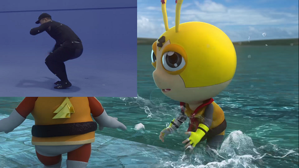 动作捕捉为制作方架构再现虚拟世界，提供了高水准技术支持