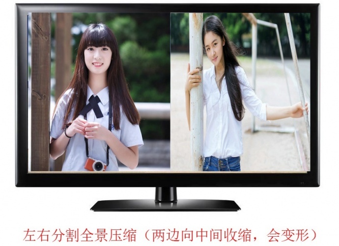 派尼珂新一代工业数字高清网络二画面分割器