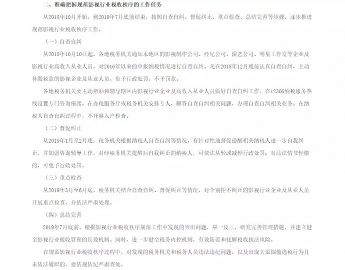 明星工作室需补缴三年税收?地方税务局:并无一刀切税收比例