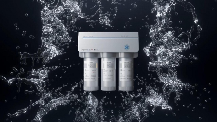 水和产品的互动 安吉尔三维宣传视频