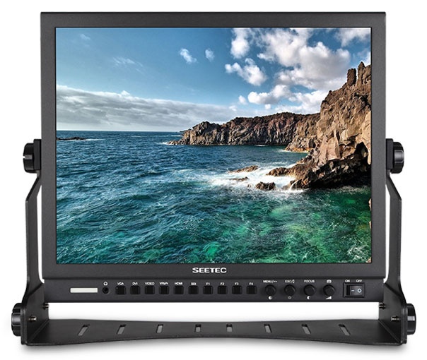 SEETEC视瑞特P150-3HSD 15寸高清单反摄影摄像导演监视器 铝壳设计高清1024×768 3G-SDI/ HDMI广播级导演监视 标准4:3桌面显示器