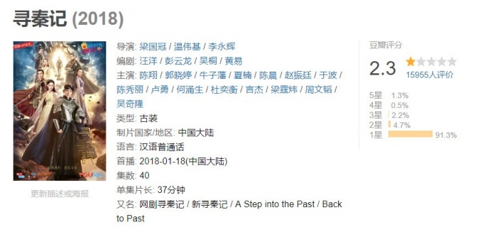 国产翻拍剧“十翻九渣”,为什么今年还有90部翻拍剧要上映?