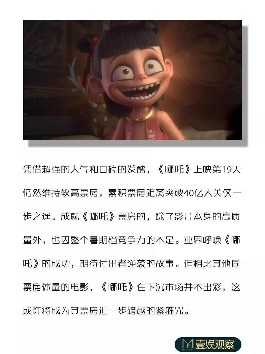 跨越50亿元票房，《哪吒》还需做好下沉