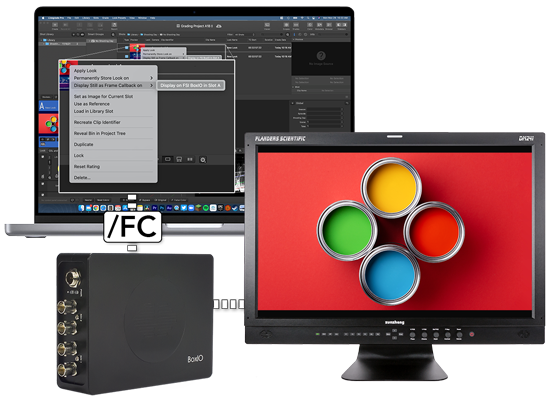 Livegrade Pro与Livegrade Studio v5.5版支持尊正BoxIO帧调用功能